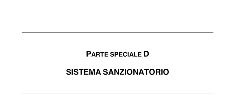 (Italiano) Sistema sanzionatorio